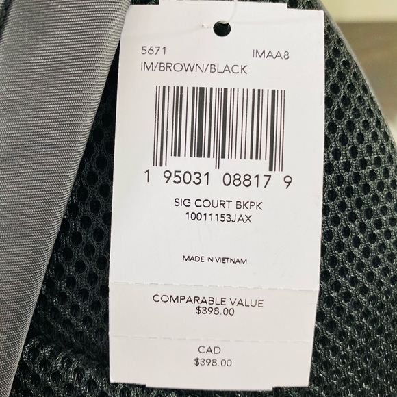 COACH Signature Court Backpack - Picture 10 of 12